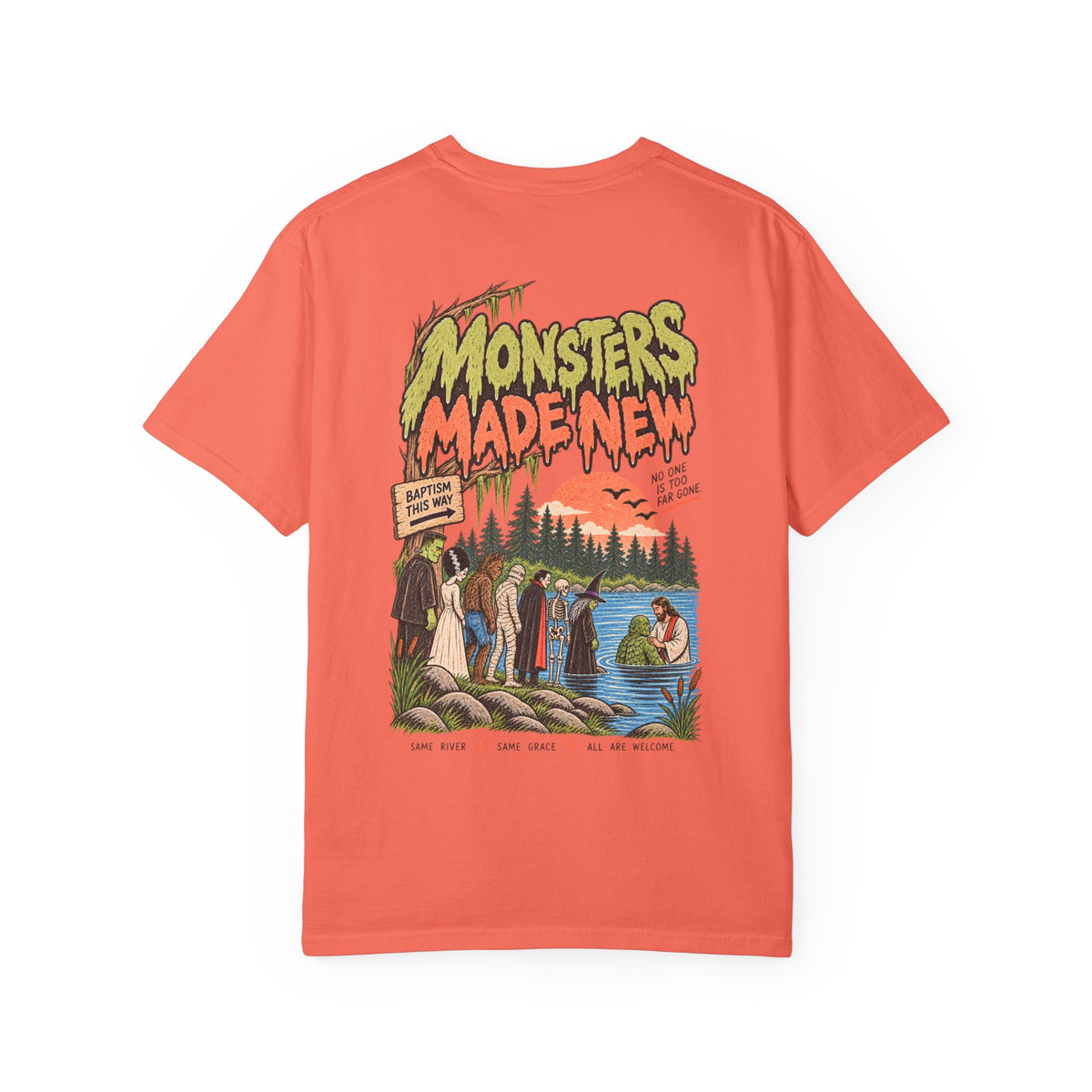 Monster Baptism Oversized Tee