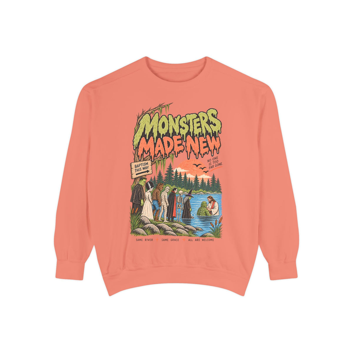 Monster Baptism Oversized Sweatshirt