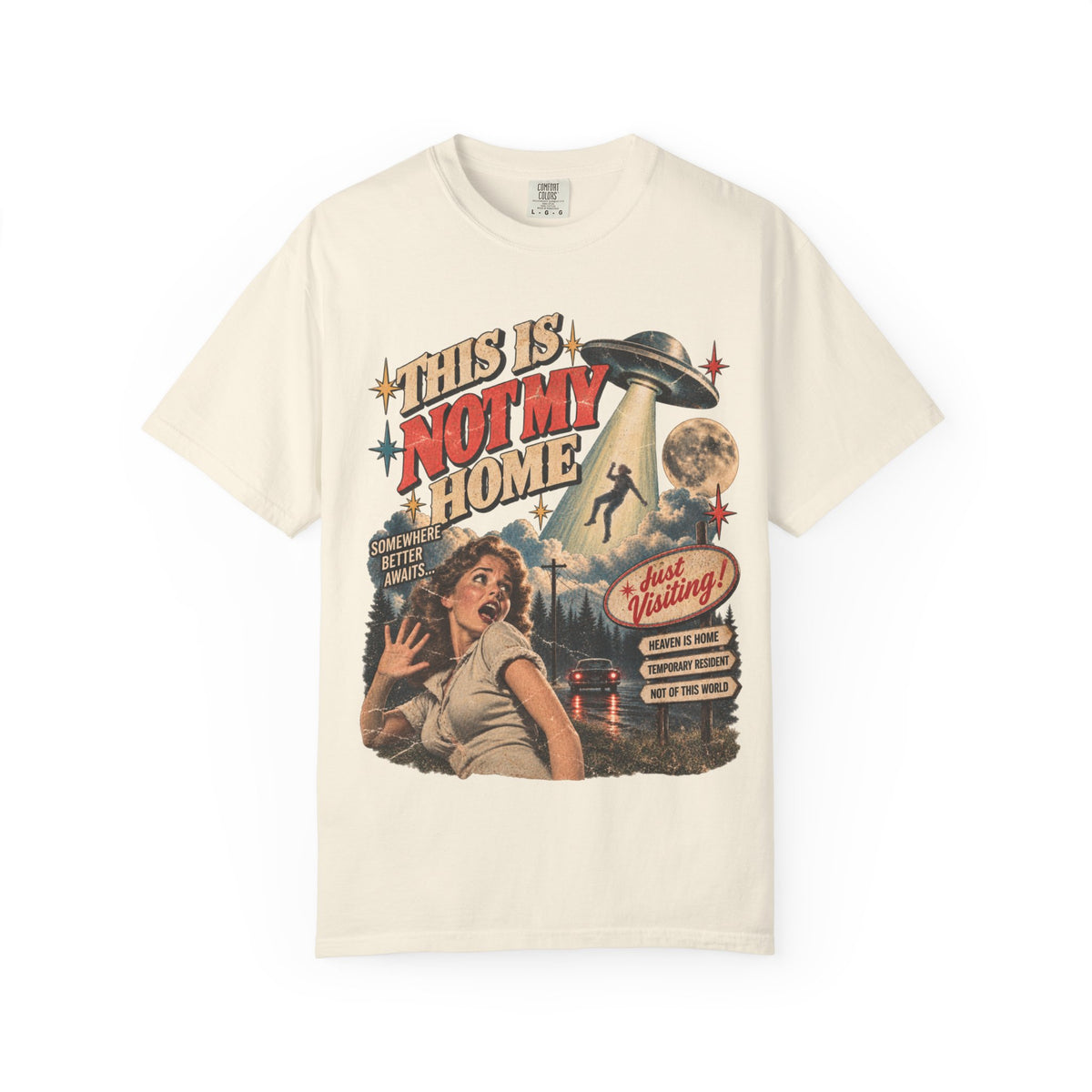 This Is Not My Home Oversized Tee
