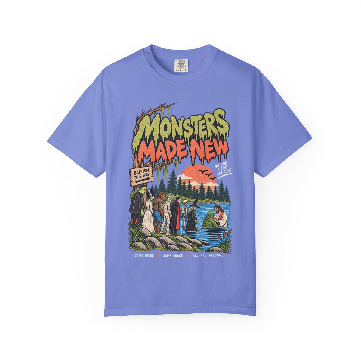 Monster Baptism Oversized Tee
