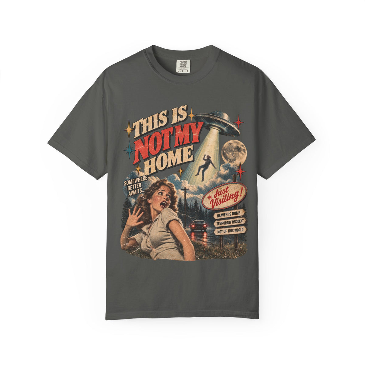 This Is Not My Home Oversized Tee