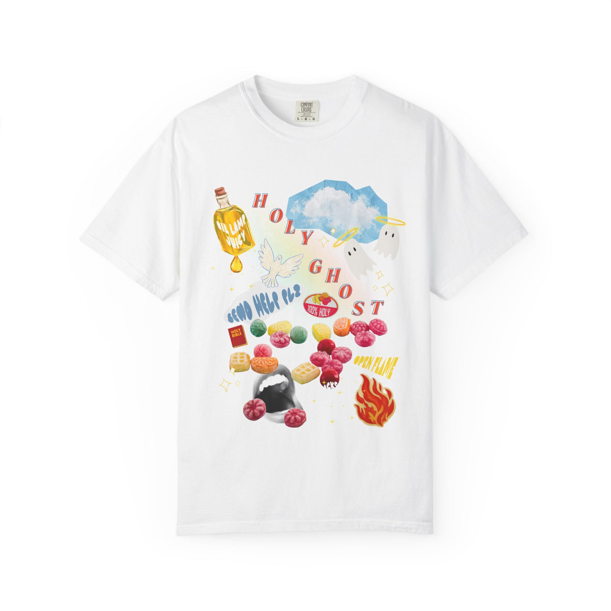 Holy Ghost Charms Oversized Tee