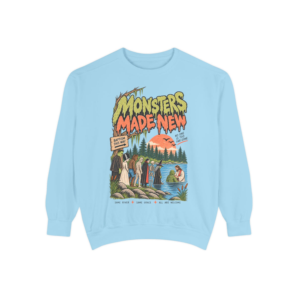 Monster Baptism Oversized Sweatshirt