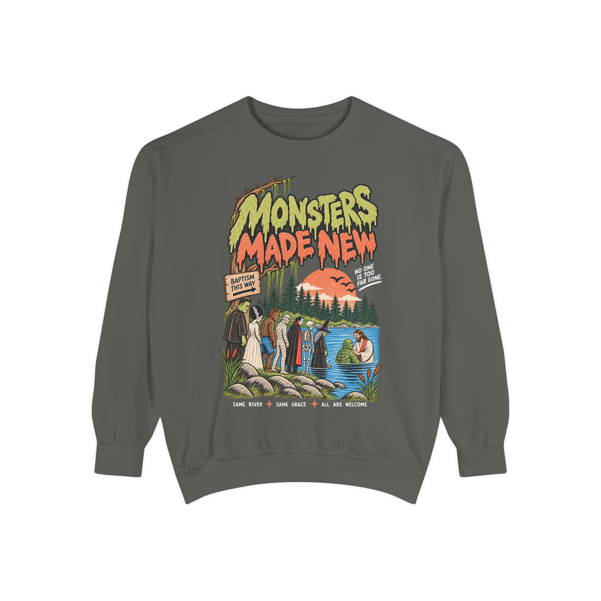 Monster Baptism Oversized Sweatshirt