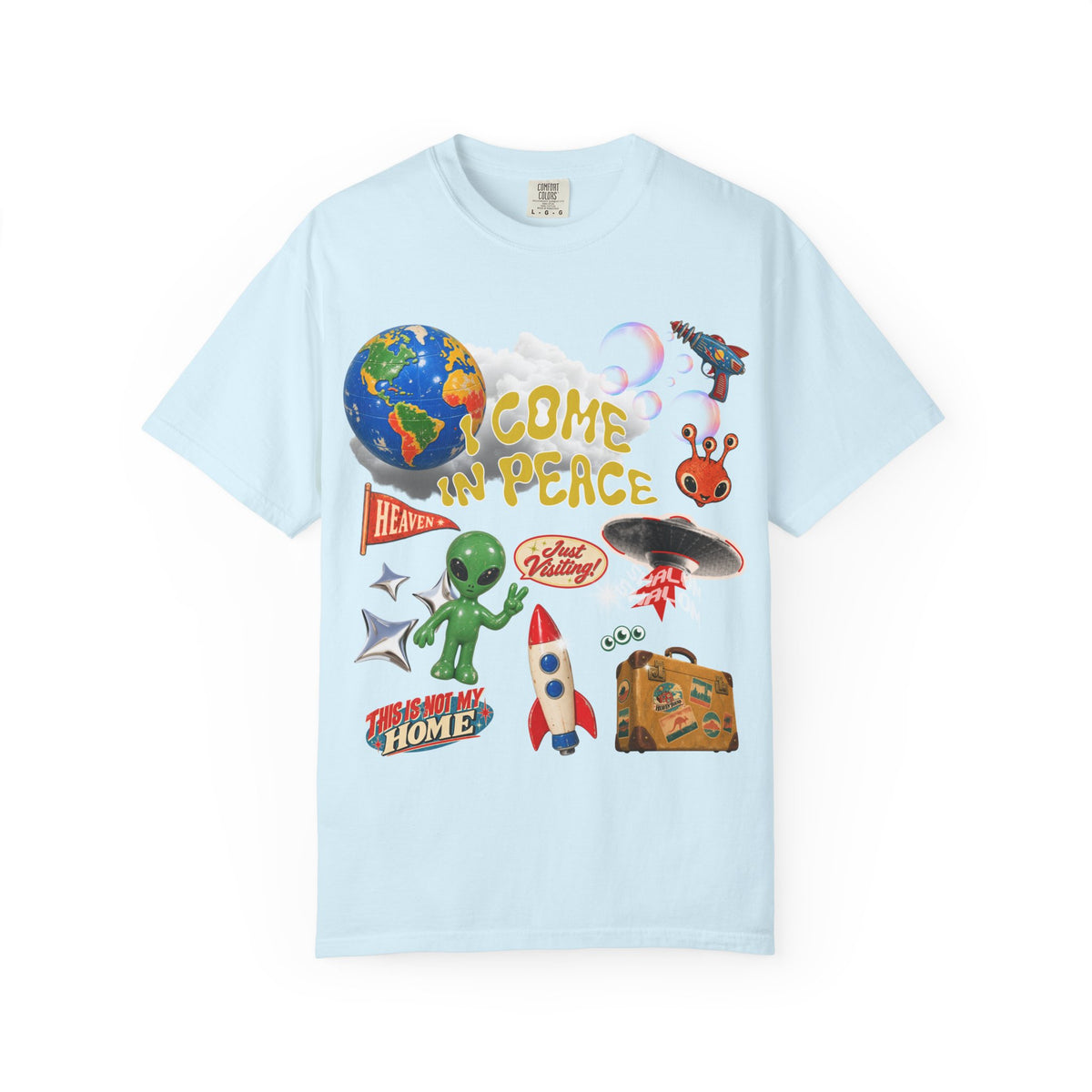 Come in Peace Oversized Tee