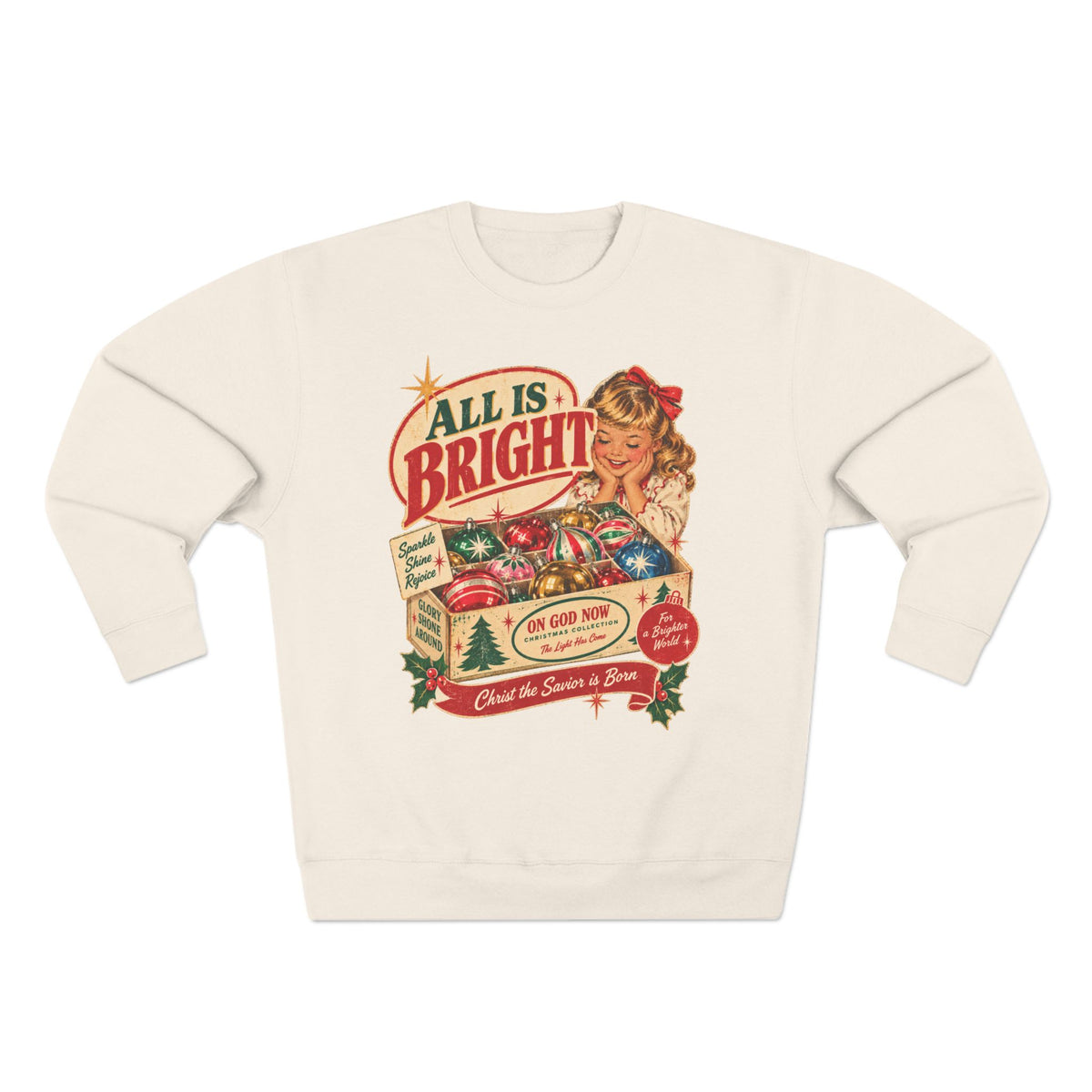 All Is Bright Oversized Sweatshirt