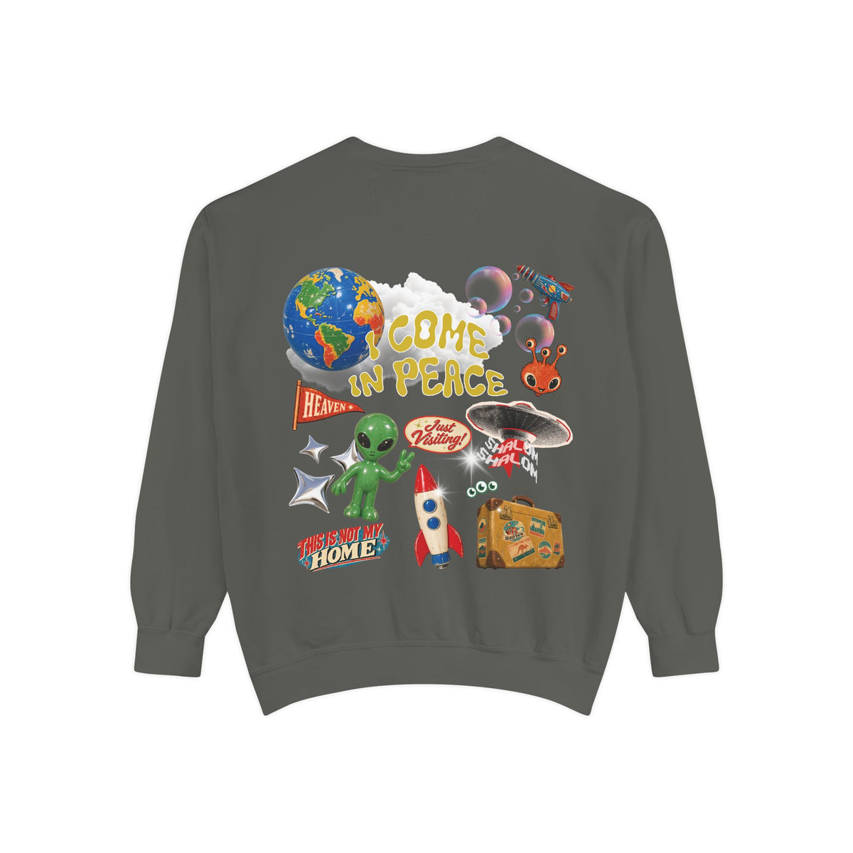 Come in Peace Oversized Sweatshirt