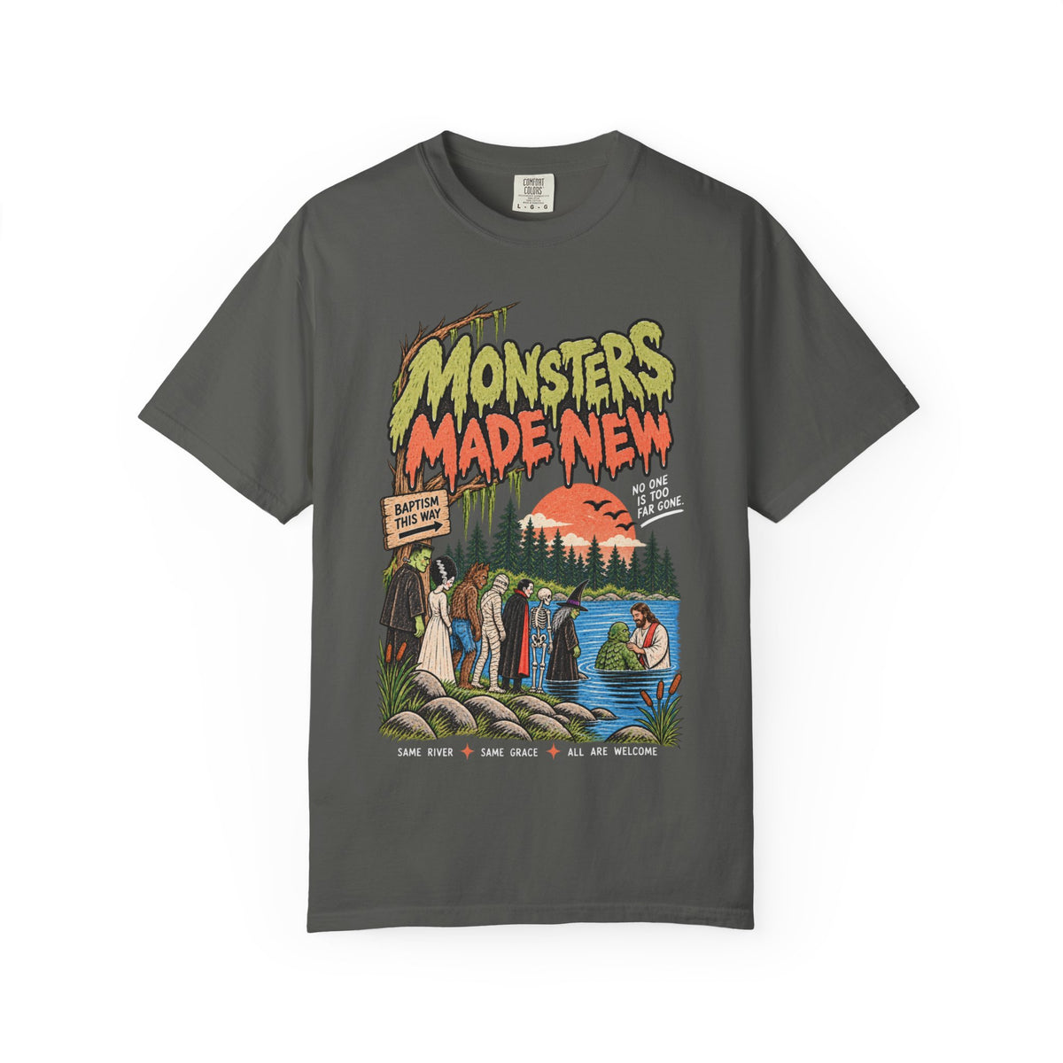 Monster Baptism Oversized Tee