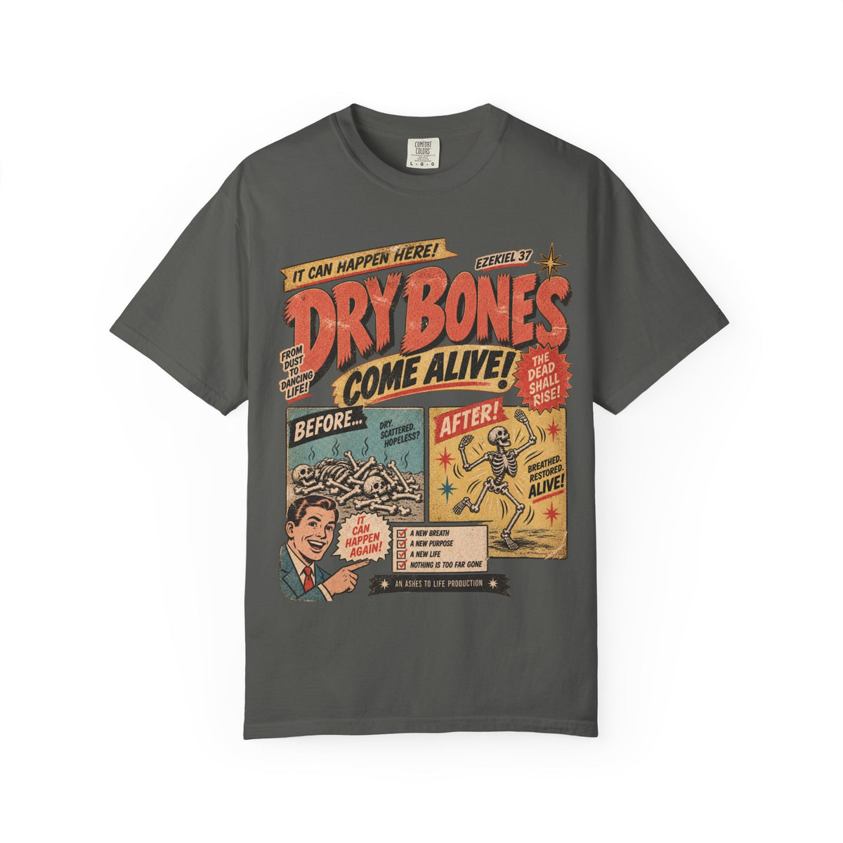 Dry Bones Come Alive Oversized Tee
