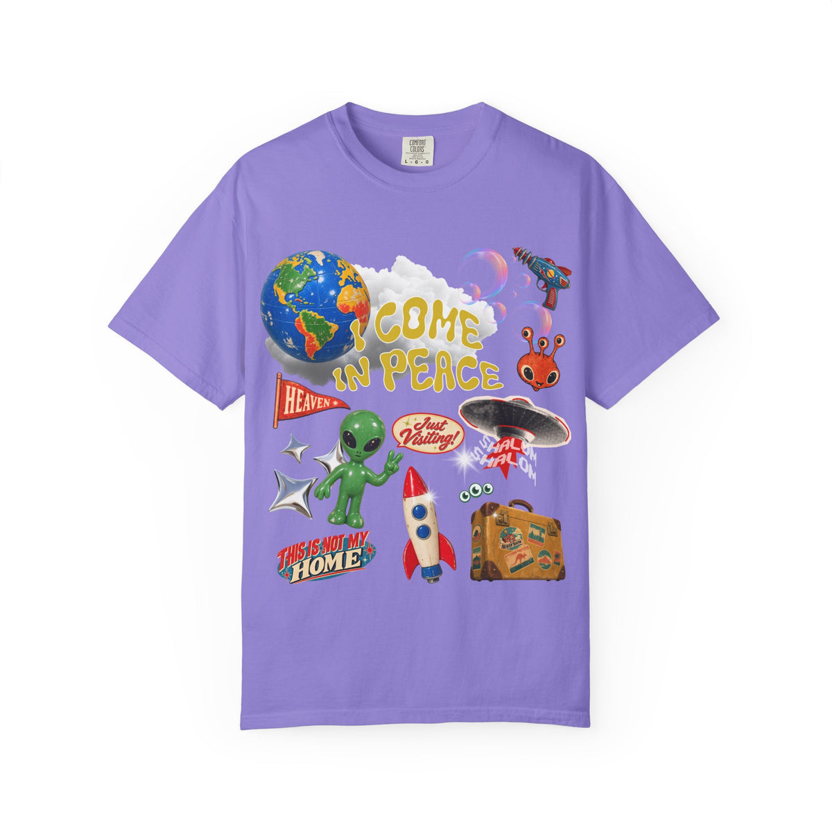 Come in Peace Oversized Tee