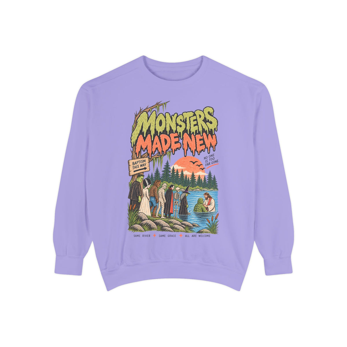 Monster Baptism Oversized Sweatshirt