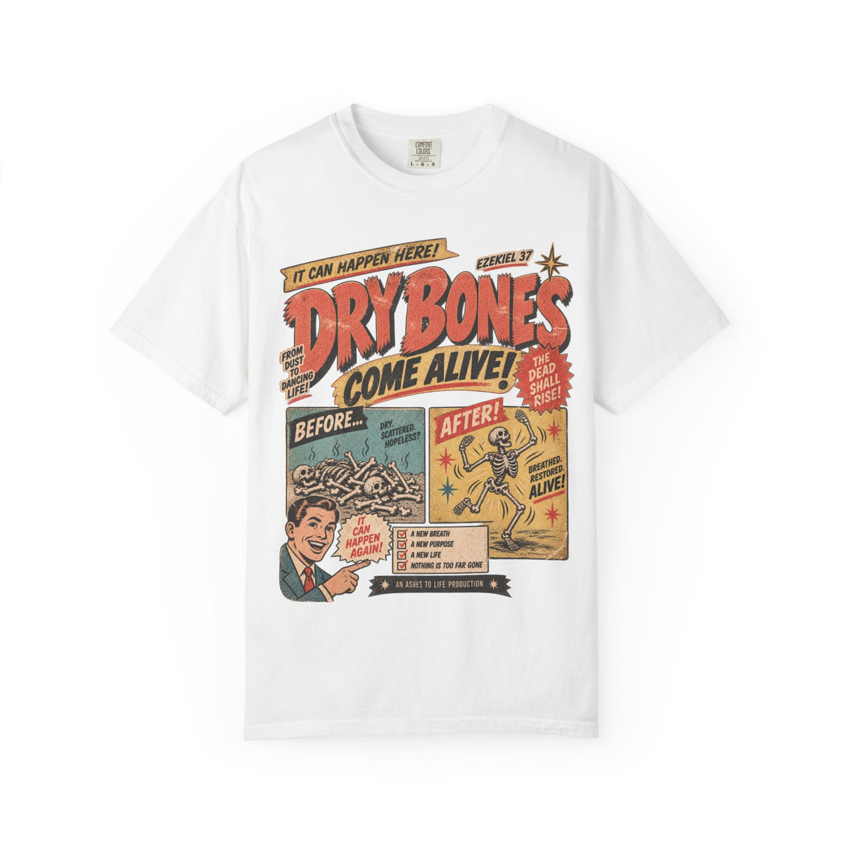 Dry Bones Come Alive Oversized Tee