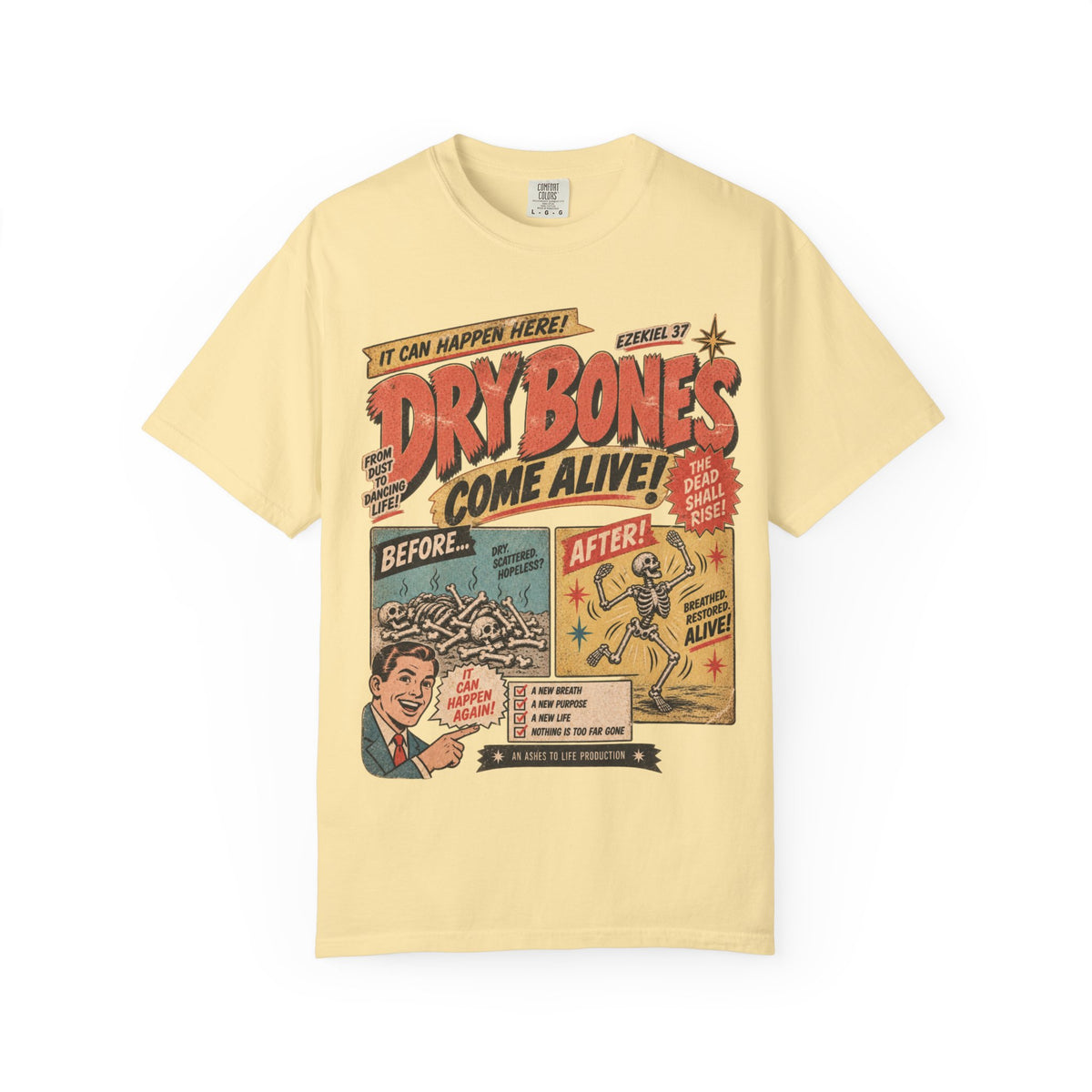 Dry Bones Come Alive Oversized Tee