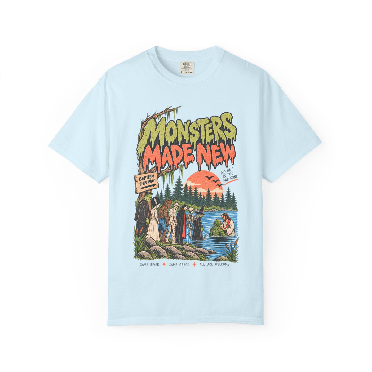 Monster Baptism Oversized Tee